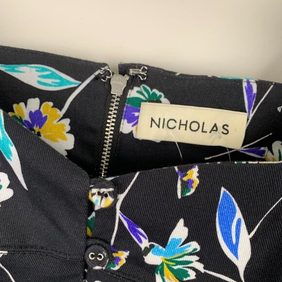 NWT Nicholas Lydia floral-print mini dress - Picture 8 of 10